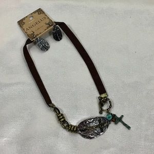 NEW Angelus Collection Set Necklace Earrings